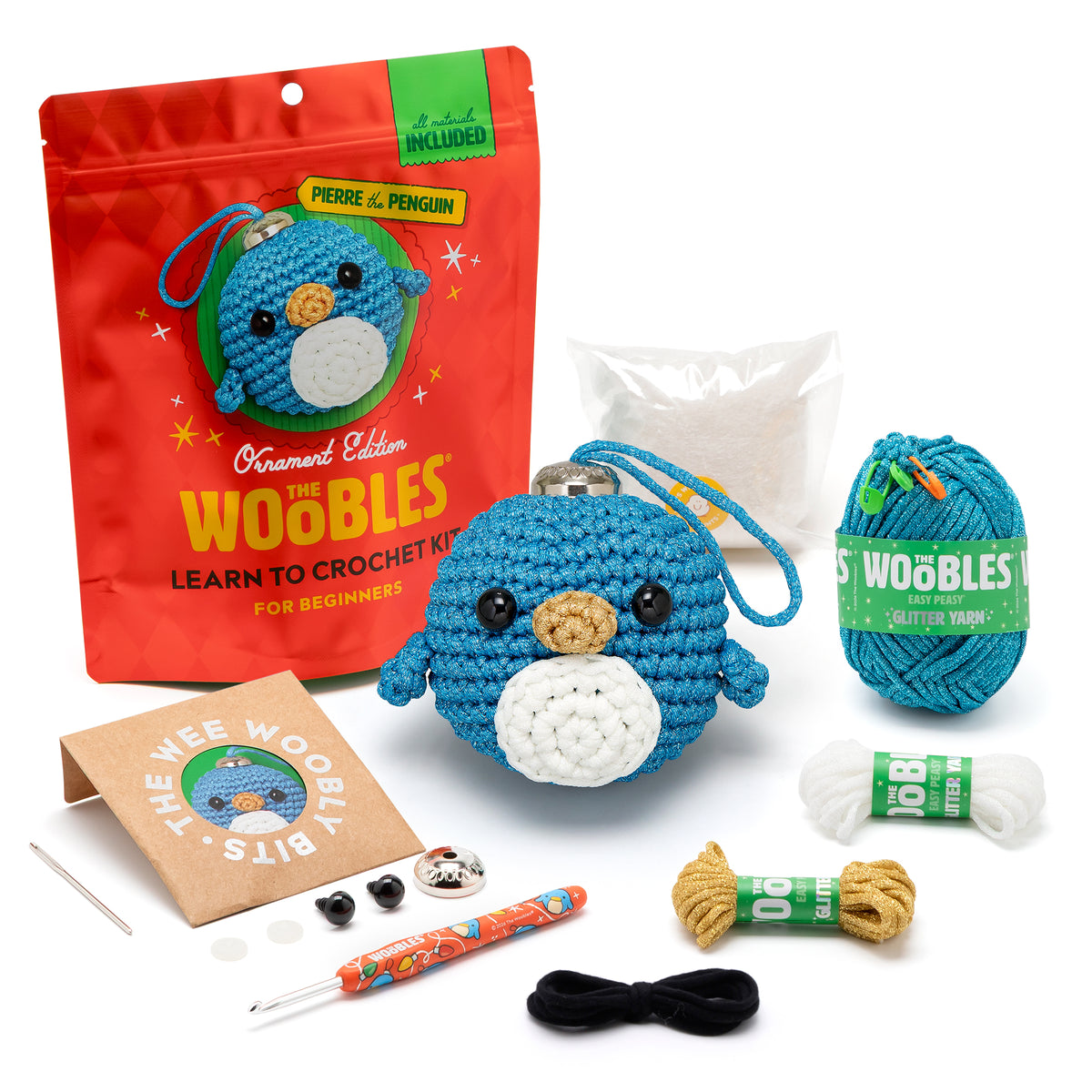 Pierre the Penguin Ornament Crochet Kit