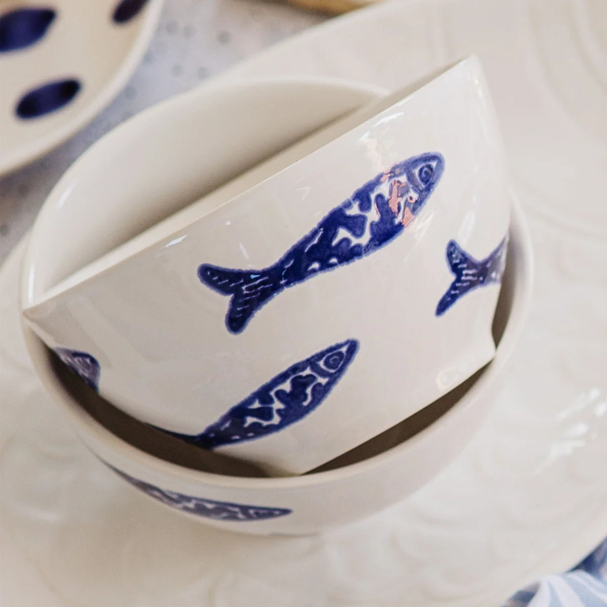 Santorini Minnows Cereal Bowl