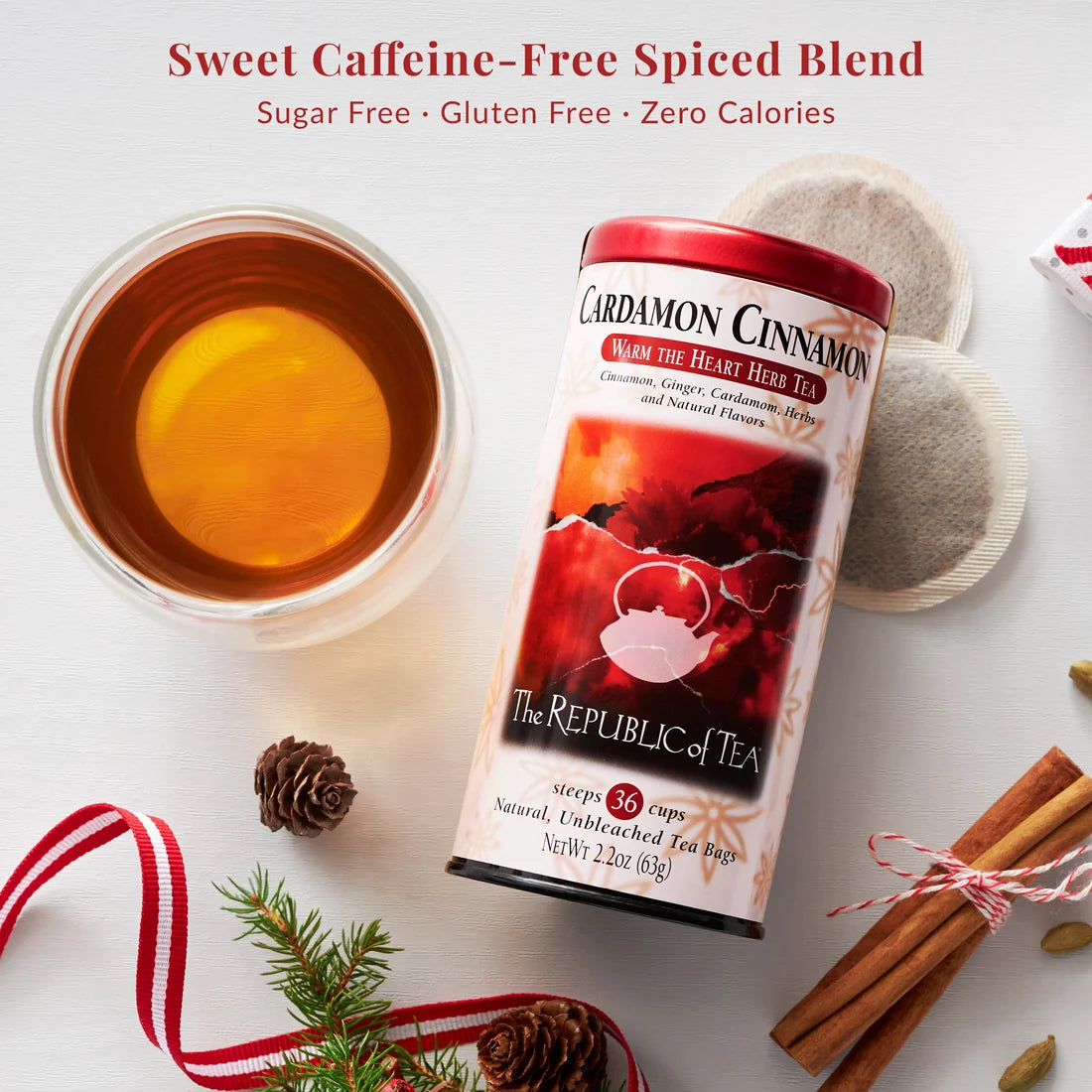 Cardamom Cinnamon Herbal Tea Bags