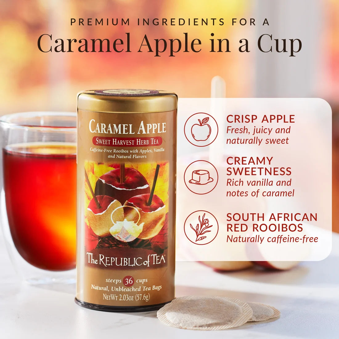 Caramel Apple Red Tea Bags