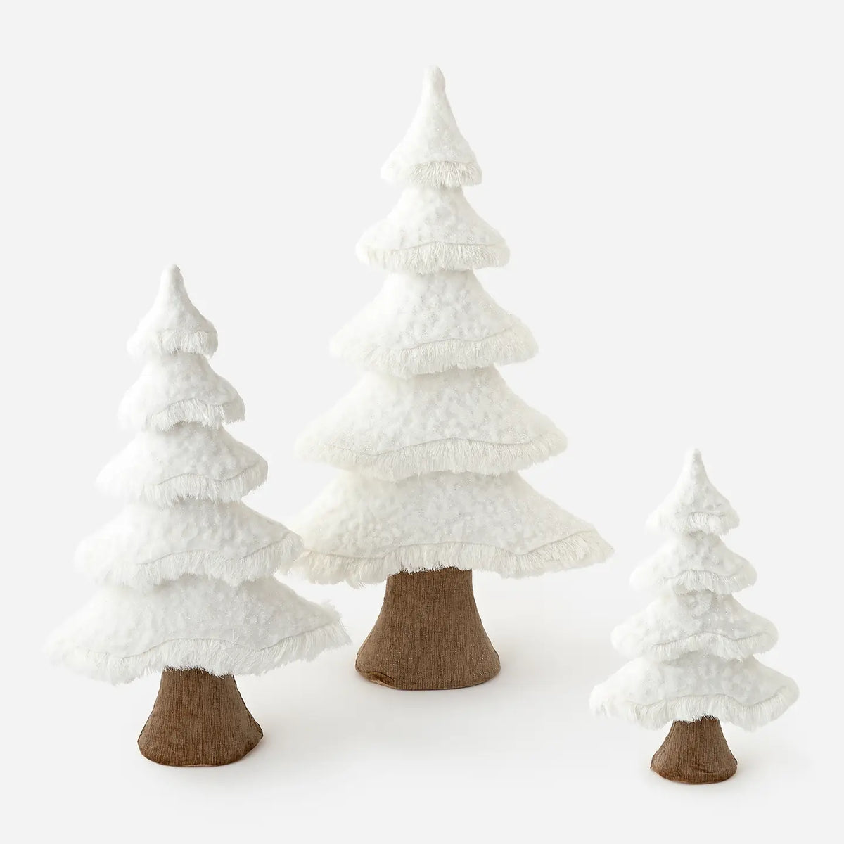 White Fluffy Tabletop Christmas Tree | Assorted
