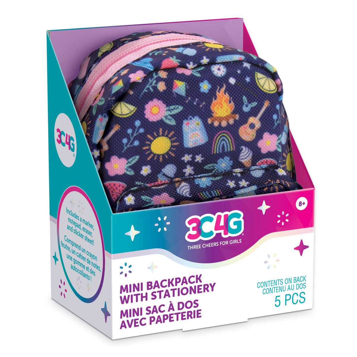 Mini Backpack with Stationery-Assorted