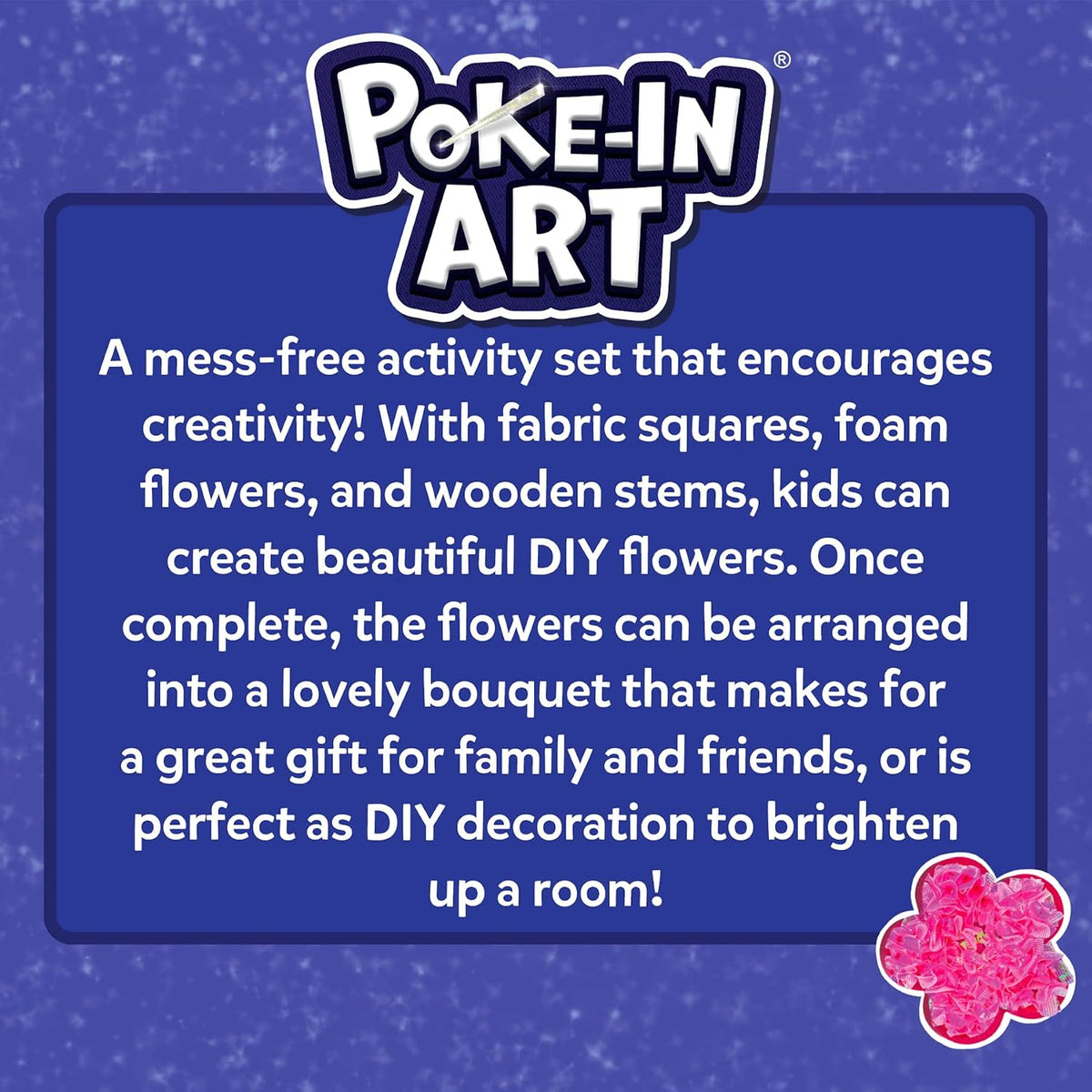 Poke-In Art | Flower Bouquet