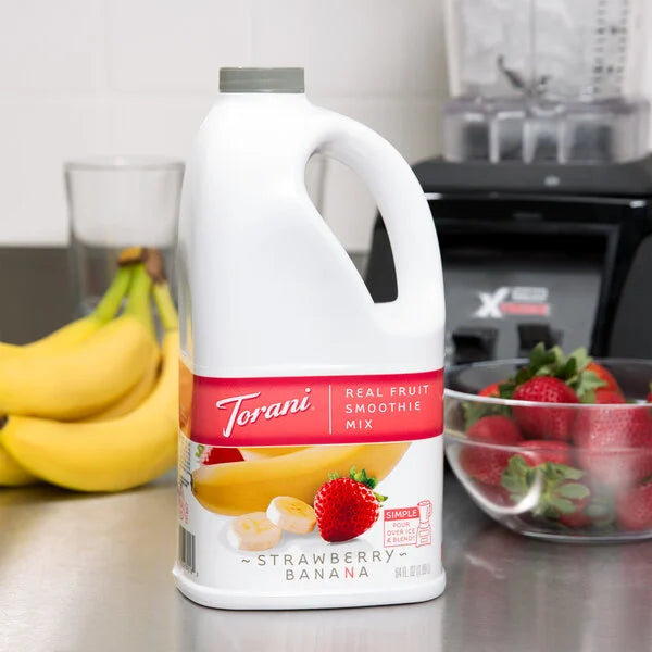 Torani | Real Fruit Smoothie Mix | Strawberry Banana