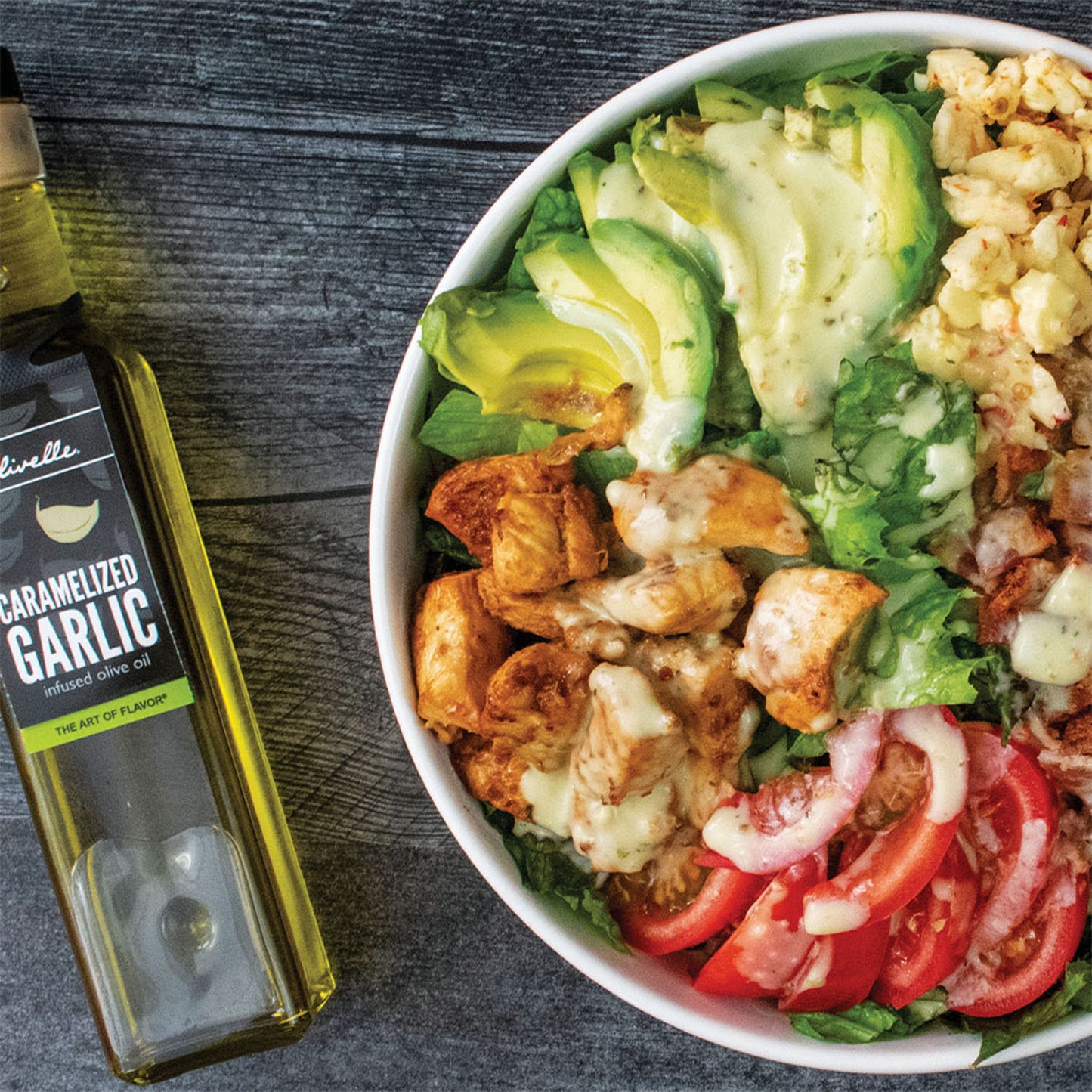 Carmelized Garlic Infused Olive Oil