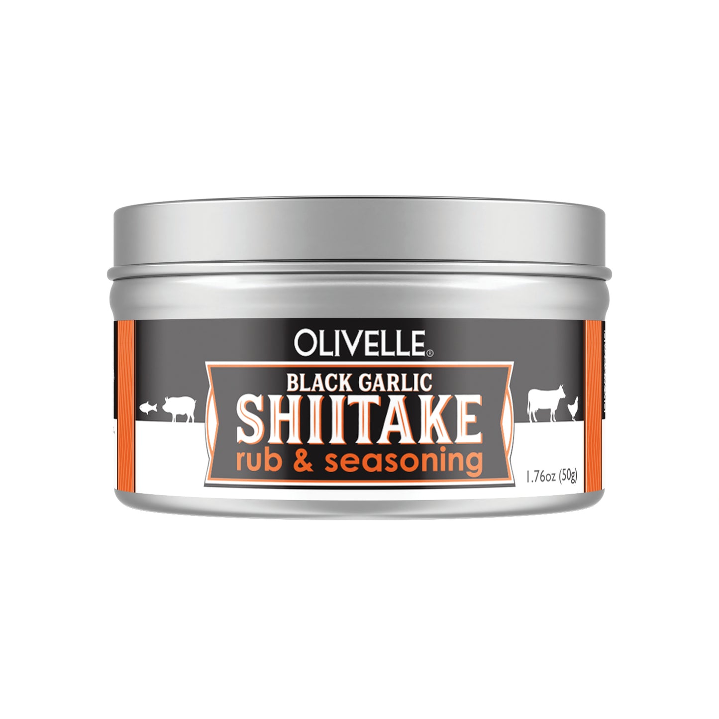 Black garlic shiitake rub & seasoning