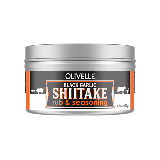 Black garlic shiitake rub & seasoning