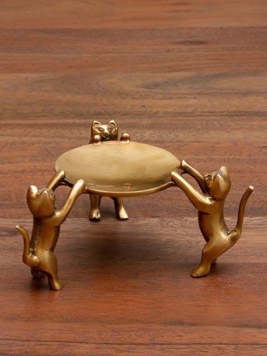 Small Trinket Tray-Cats Trio