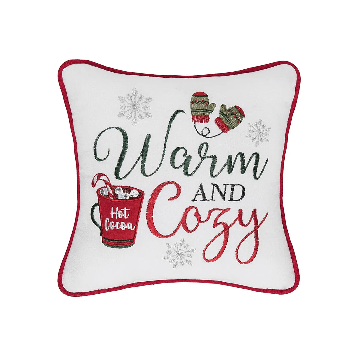 Warm and Cozy Cocoa Mug Pillow