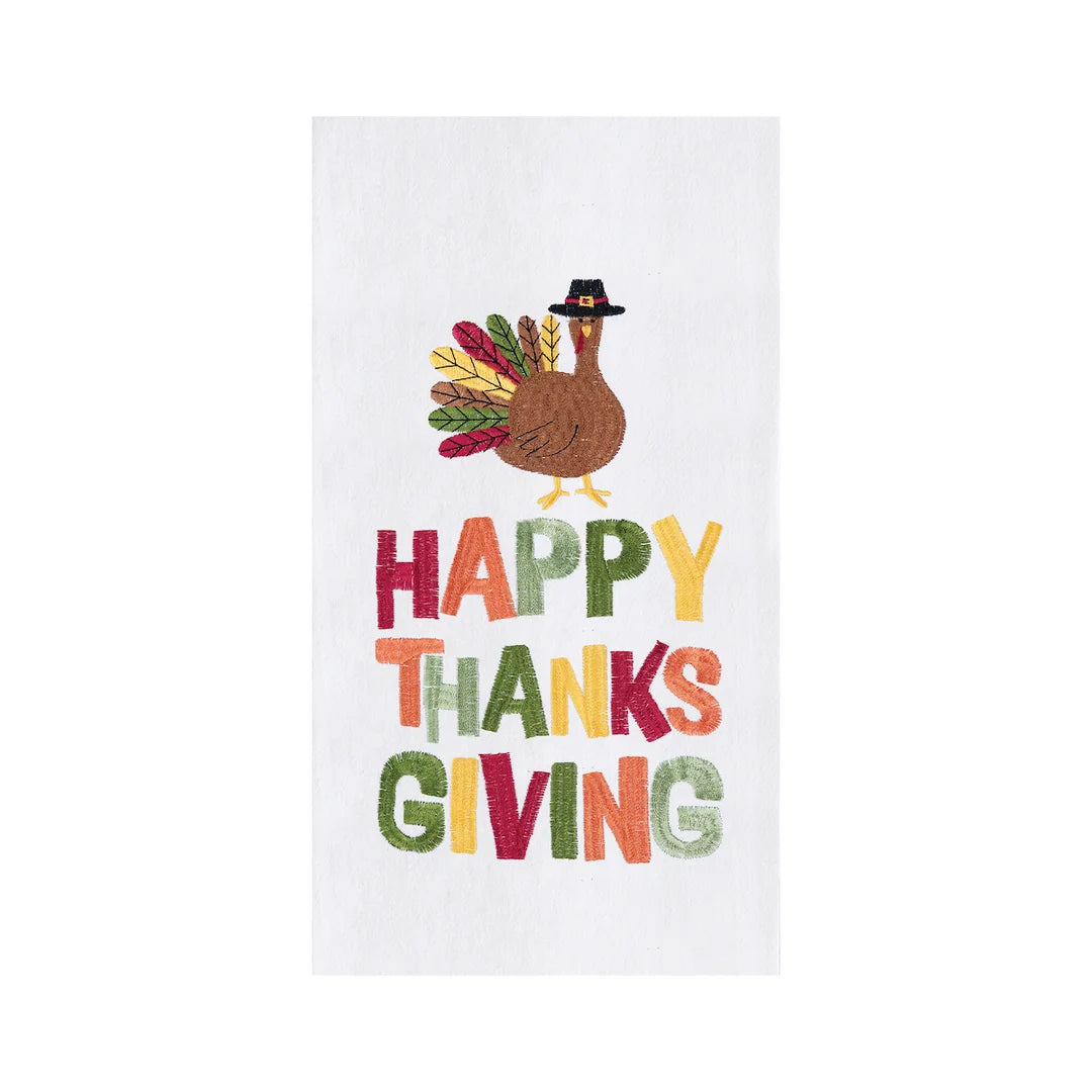 Happy Thanksgiving Turkey Towel