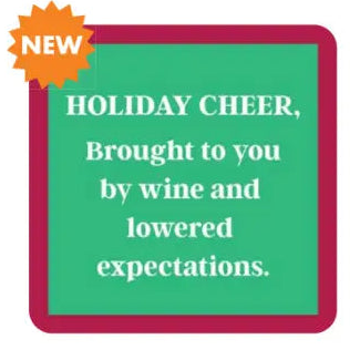 COASTER Holiday Cheer| Funny Party Gift | Home Bar Decor