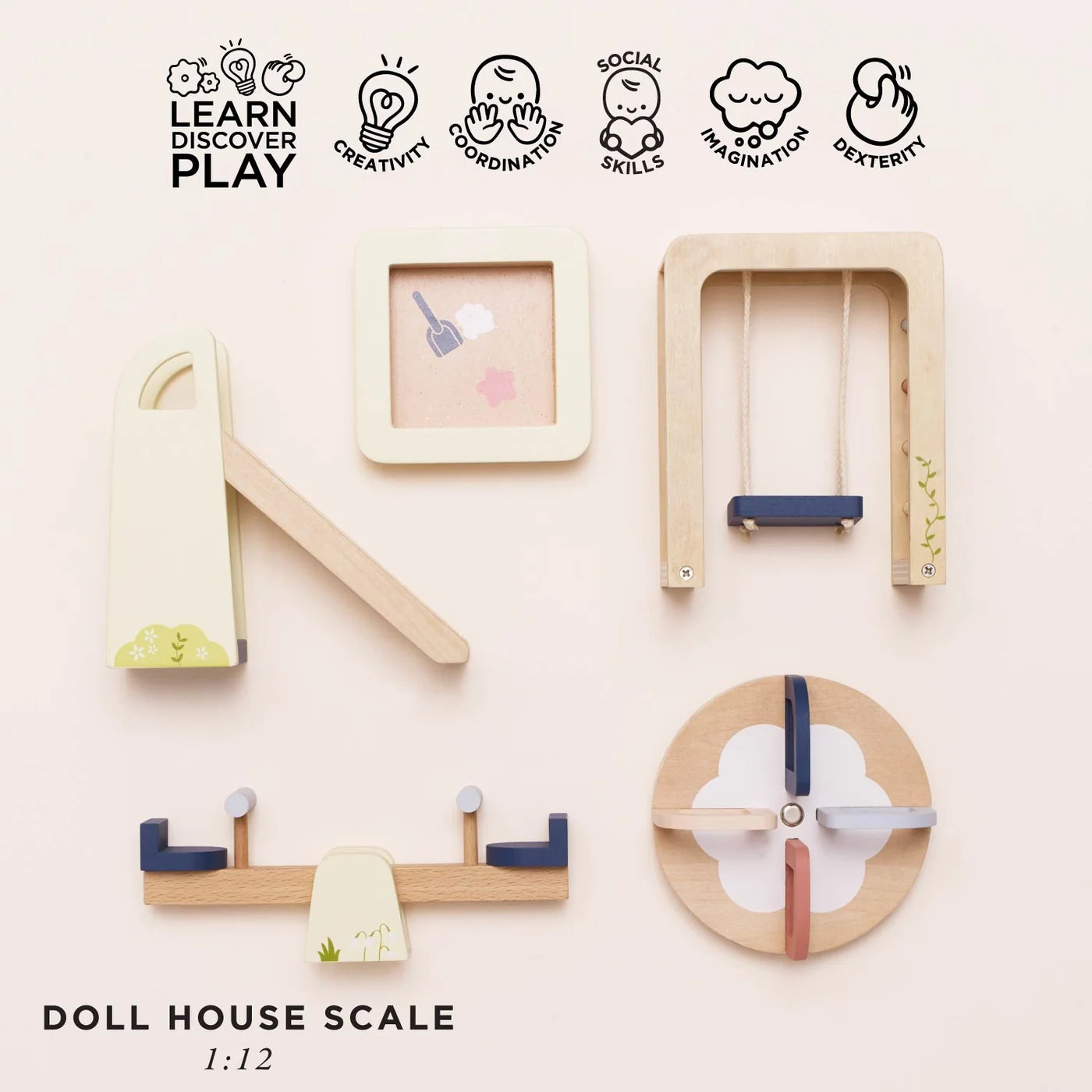 Wooden Dollshouse Outdoor Play Furniture