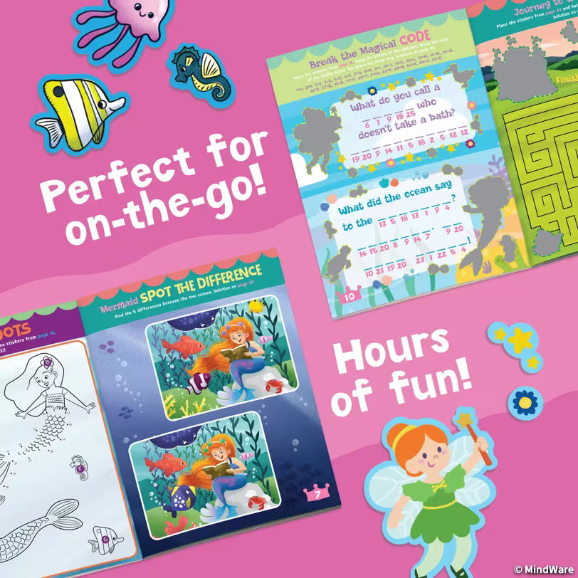 Mermaid, Princess & Fairy Friends Sticker Activity Book