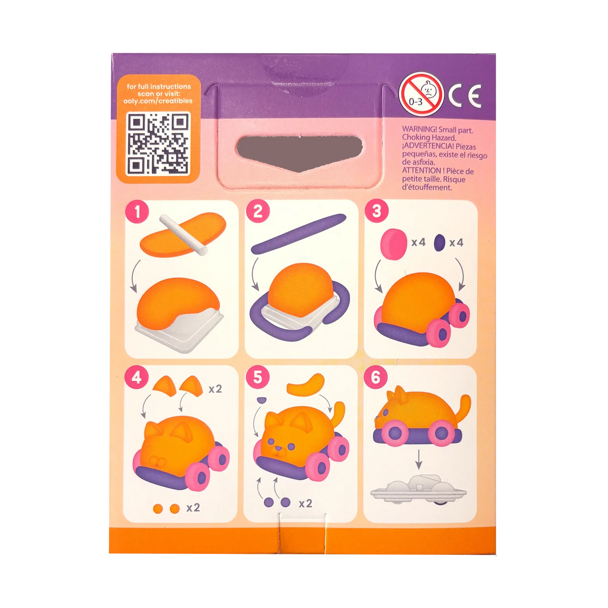 Creatibles Mini Air Dry Clay Kit | Turbo Tabby