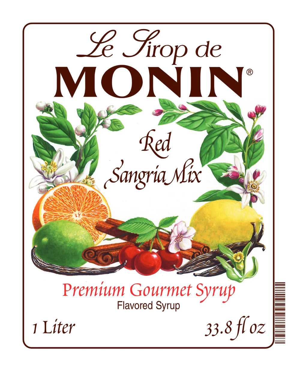 Monin Red Sangria Mix 750ml