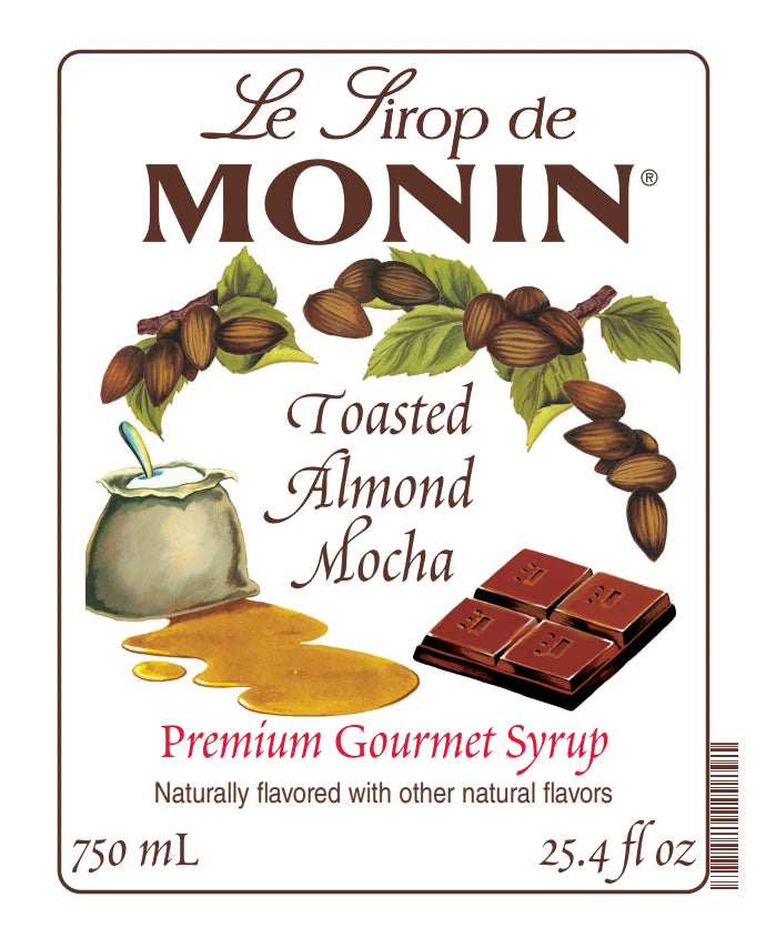 Monin Toasted Almond Mocha 750ml