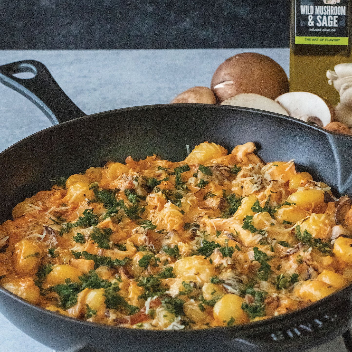 Wild Mushroom & Sage Infused Olive Oil