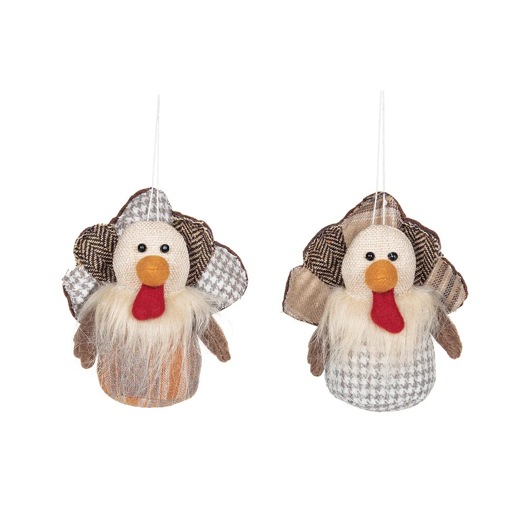 Fabric Turkey Ornament