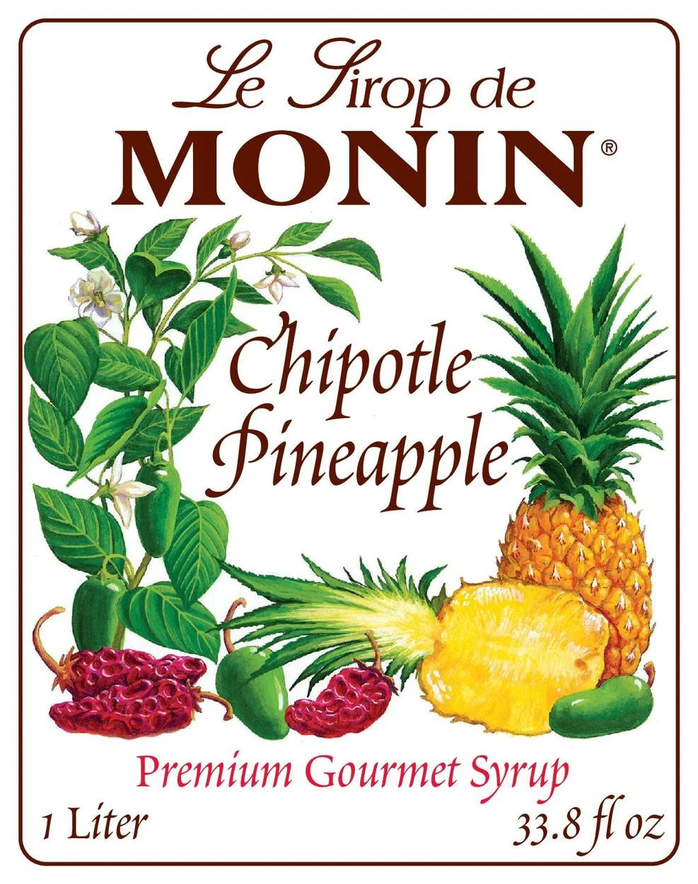 Monin Chipoltle Pineapple 750ml