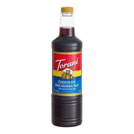 Torani Chocolate Macadamia Nut 1 Liter