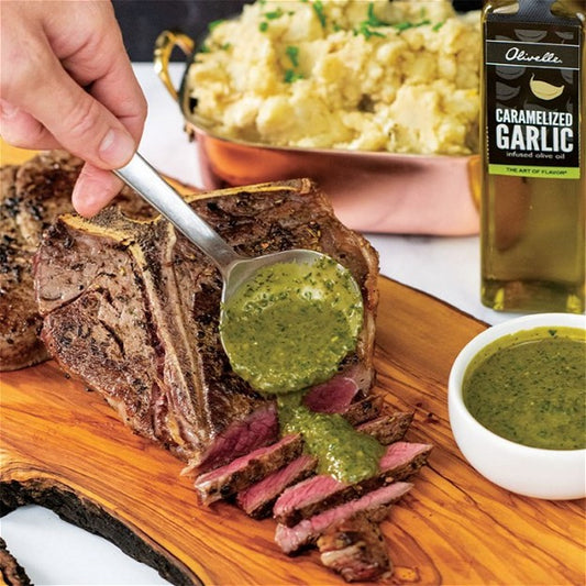 FRESH HERB & GARLIC CHIMICHURRI STEAK