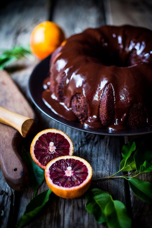 Georgia’s Blood Orange Chocolate Cake