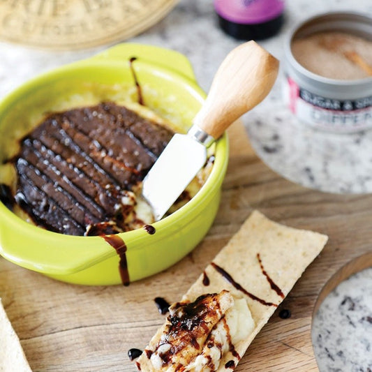 GOOEY BAKED BRIE WITH A SUGAR & SPICE BRULE