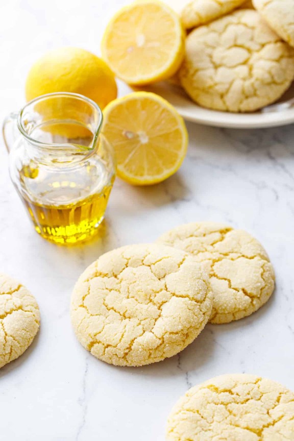 Lemon Olive Oil Sugar Cookies