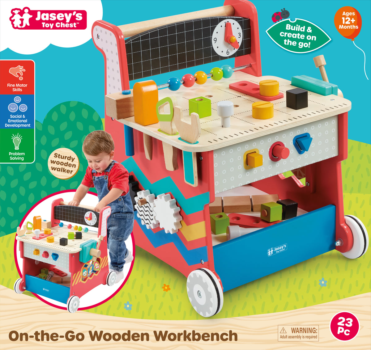 On-the-Go Wooden Workbench