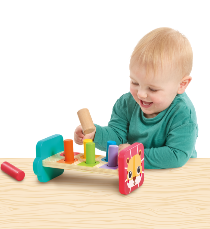Tap & Learn Wooden Hammer Bench