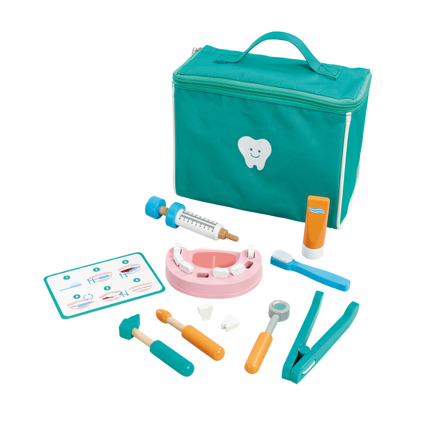 Wooden Sparkling Smile Dentist Kit