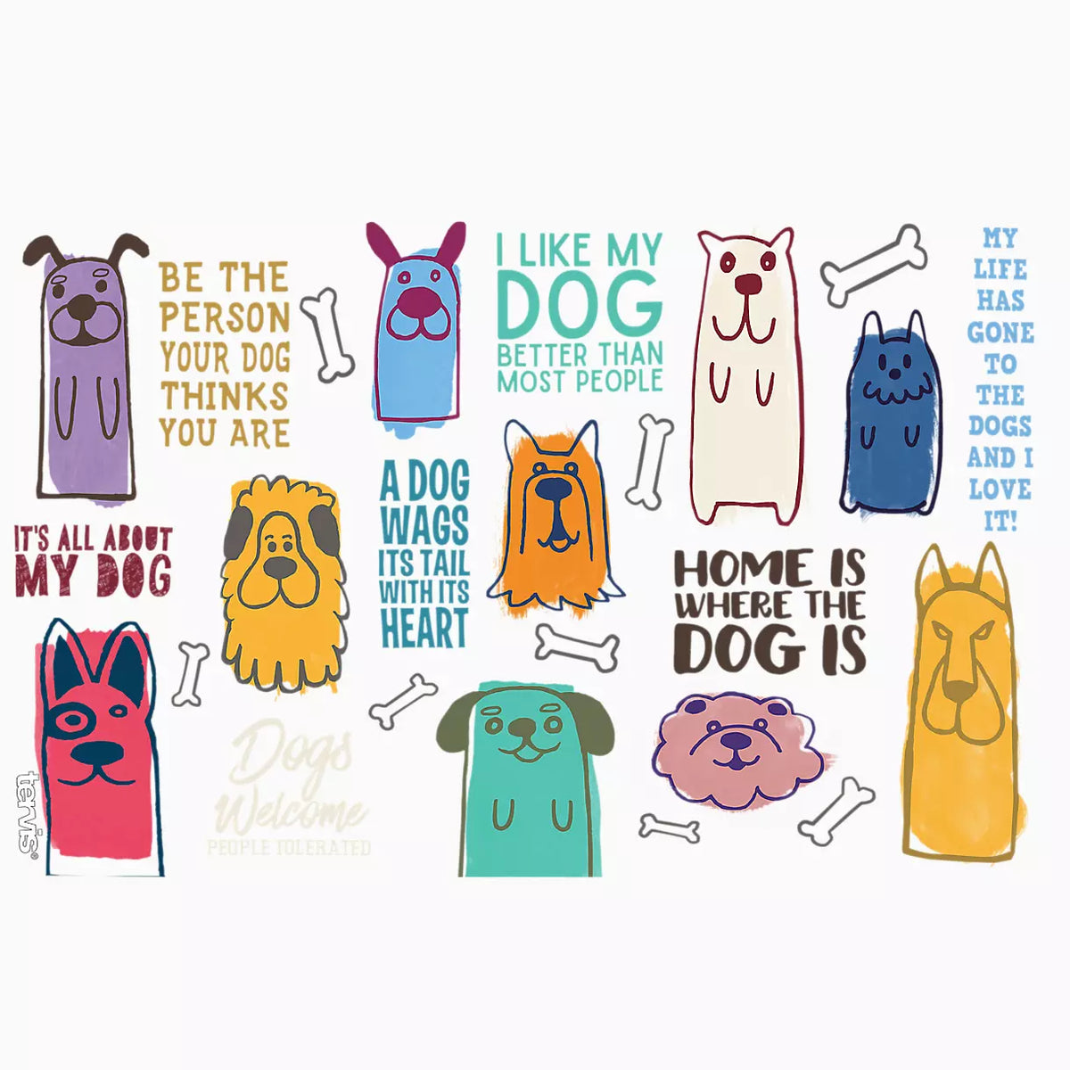 Dog Sayings Classic wrap Tritan 16oz Classic +lid