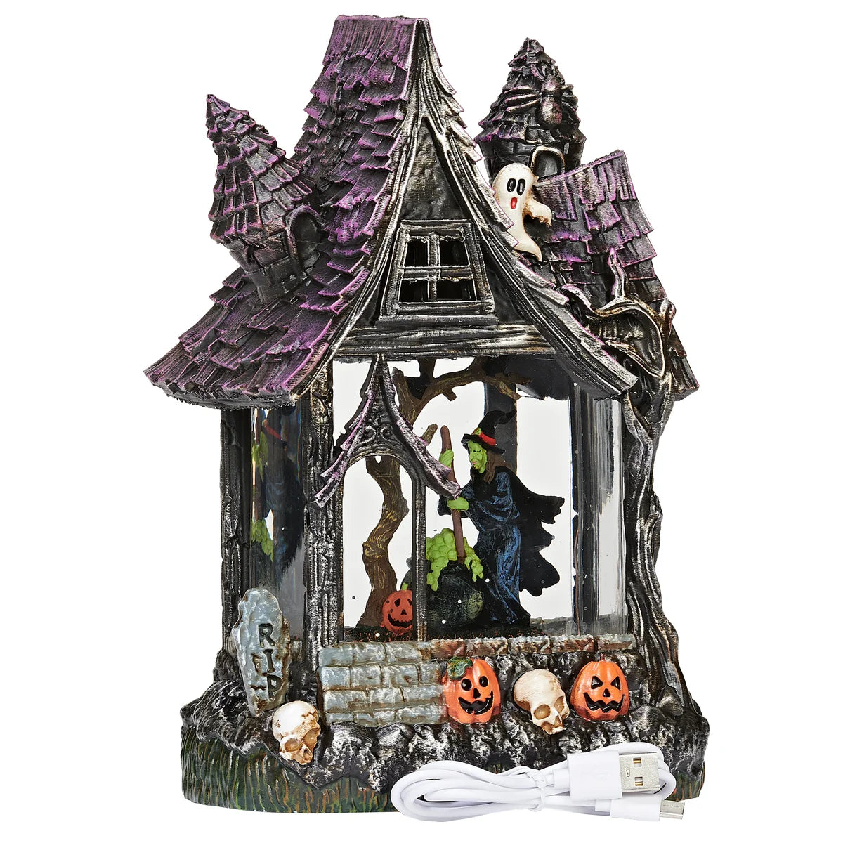 LIghted Swirl Haunted House