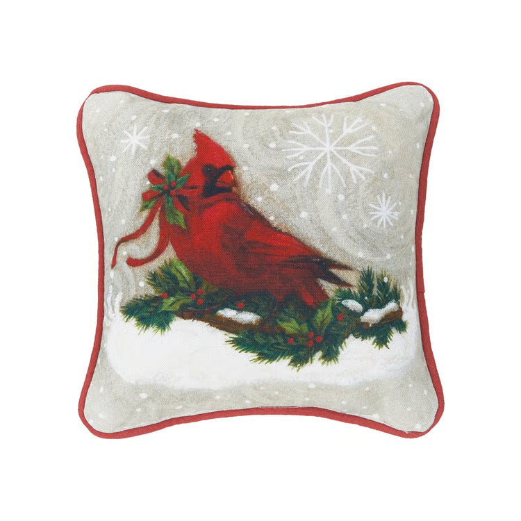 Woodland Cardinal Pillow