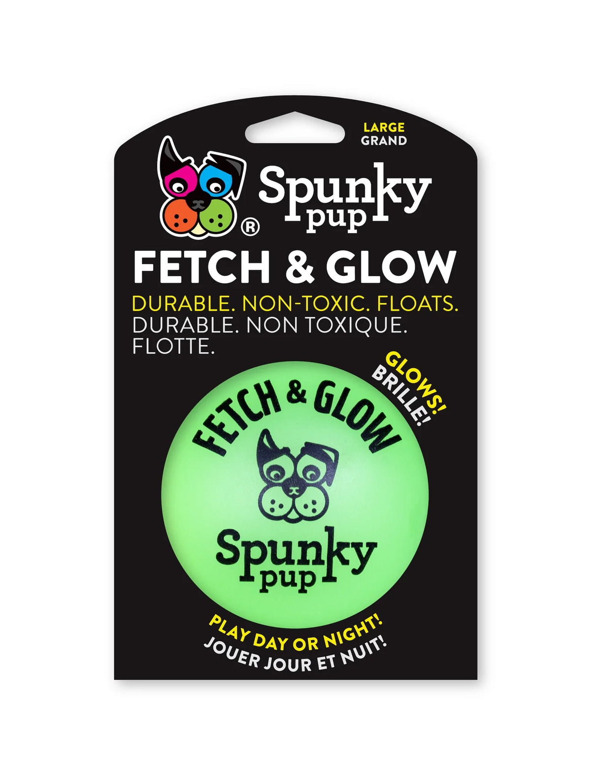 Fetch & Glow | Glowing Fetch Ball | Large