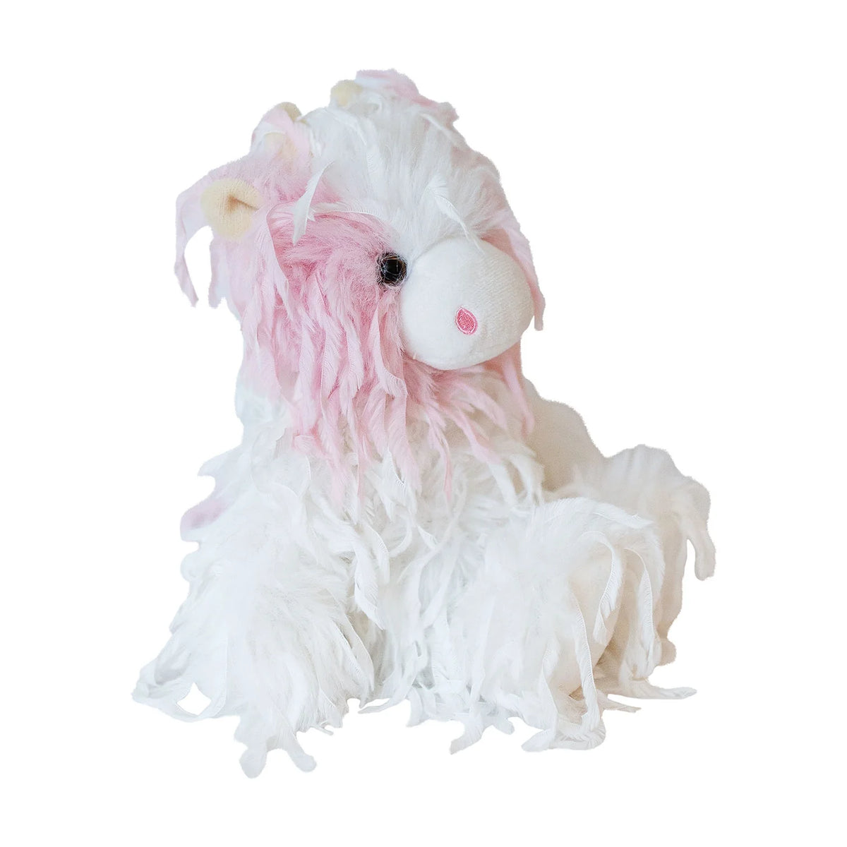 Feathers - Strawberry Cow 10” H