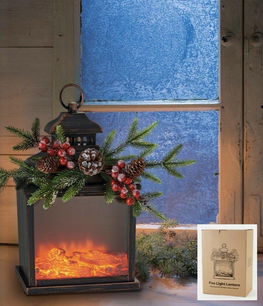 Fire Light Lantern Ornament