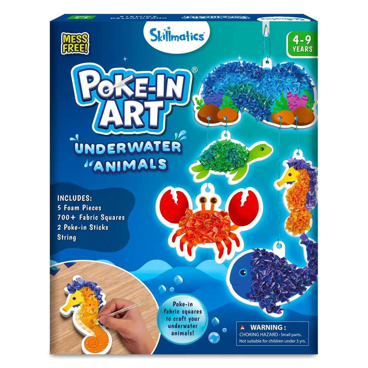 Poke-In Art | Underwater Animals