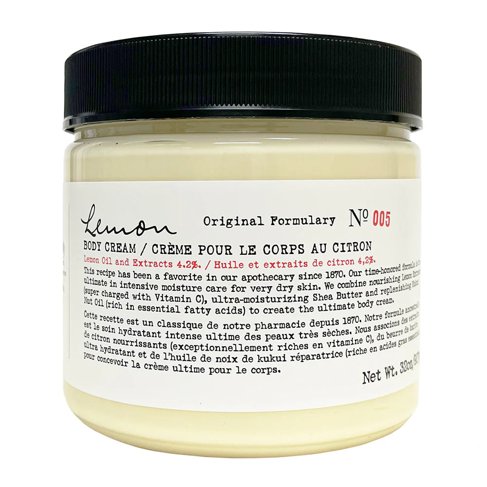 Lemon Body Cream No. 005 - 32 oz