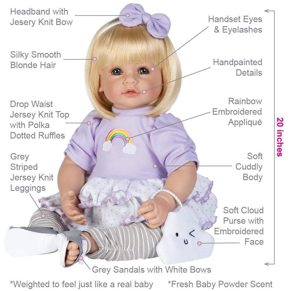 Adora Toddlertime Over the Rainbow Baby Doll, Doll Clothes & Accessories Set