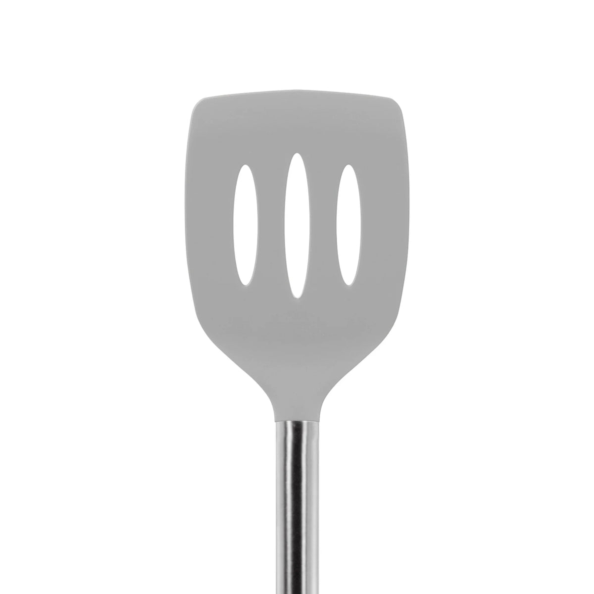 Silicone Slotted Turner | Oyster Gray
