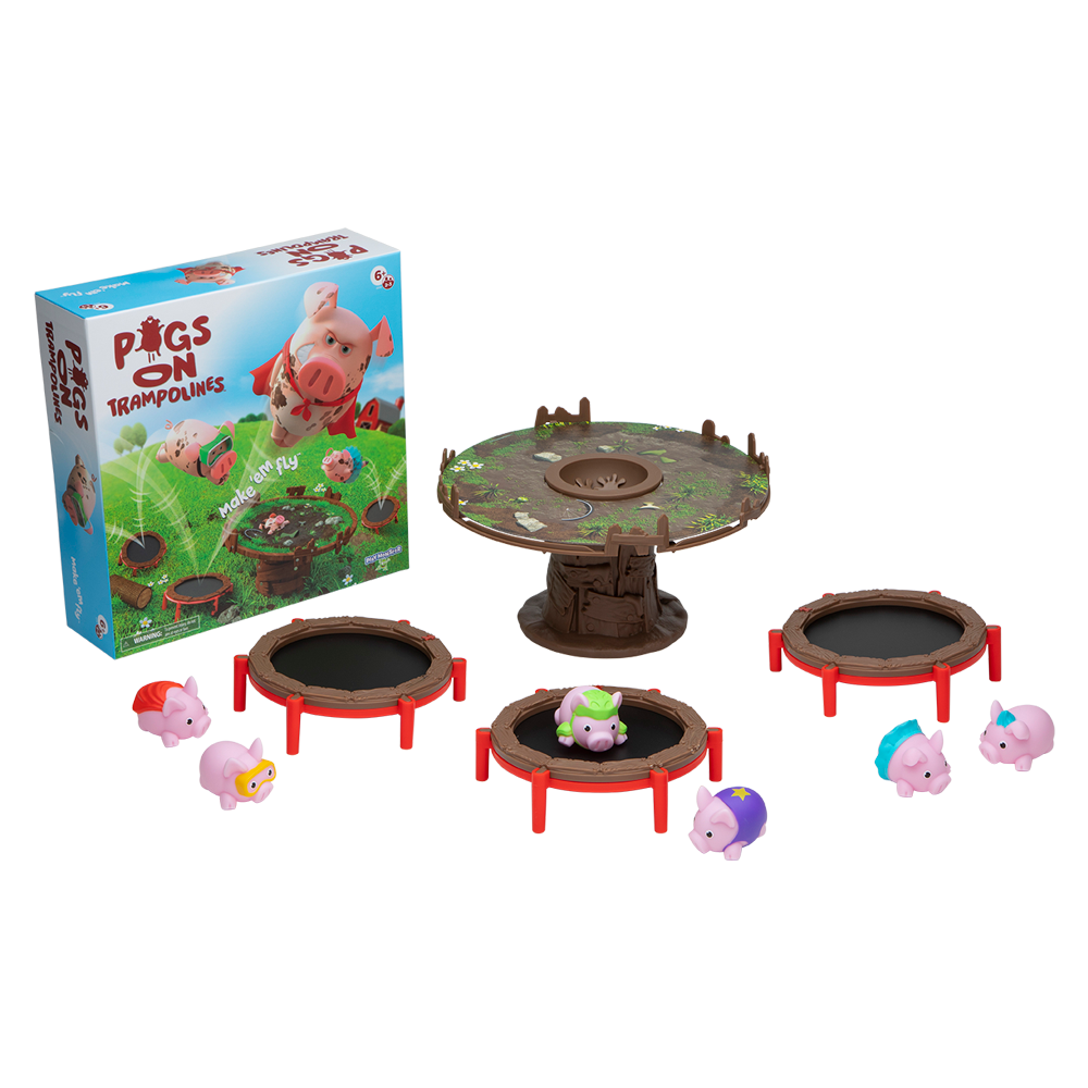 Pigs on Trampolines