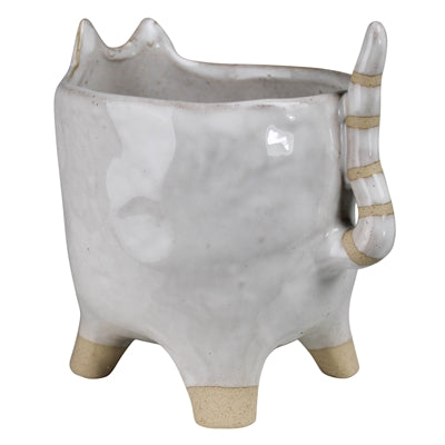 Ceramic Cat Cachepot