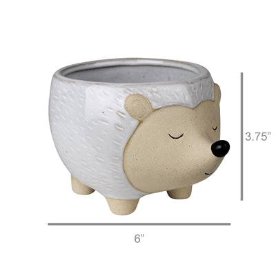 Ceramic Hedgehog Cachepot