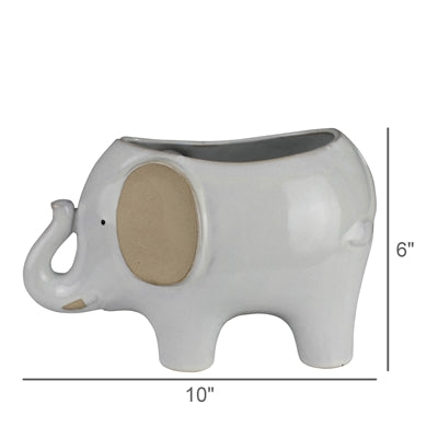 Ceramic Elephant Vase