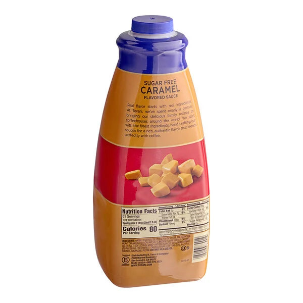 Torani | Puremade Sauce Sugar Free | Caramel 64oz