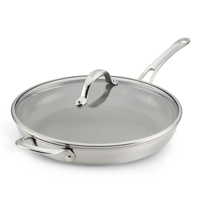 Anolon 12.25-Inch Frying Pan with Lid