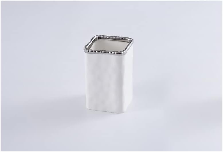 Toothbrush Holder with Silver Beads