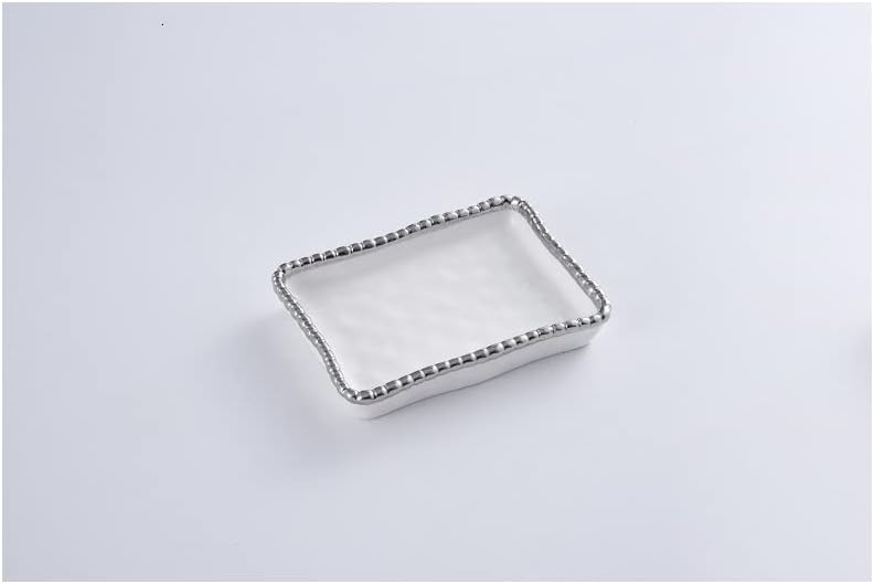Soap Dish with Silver Beads