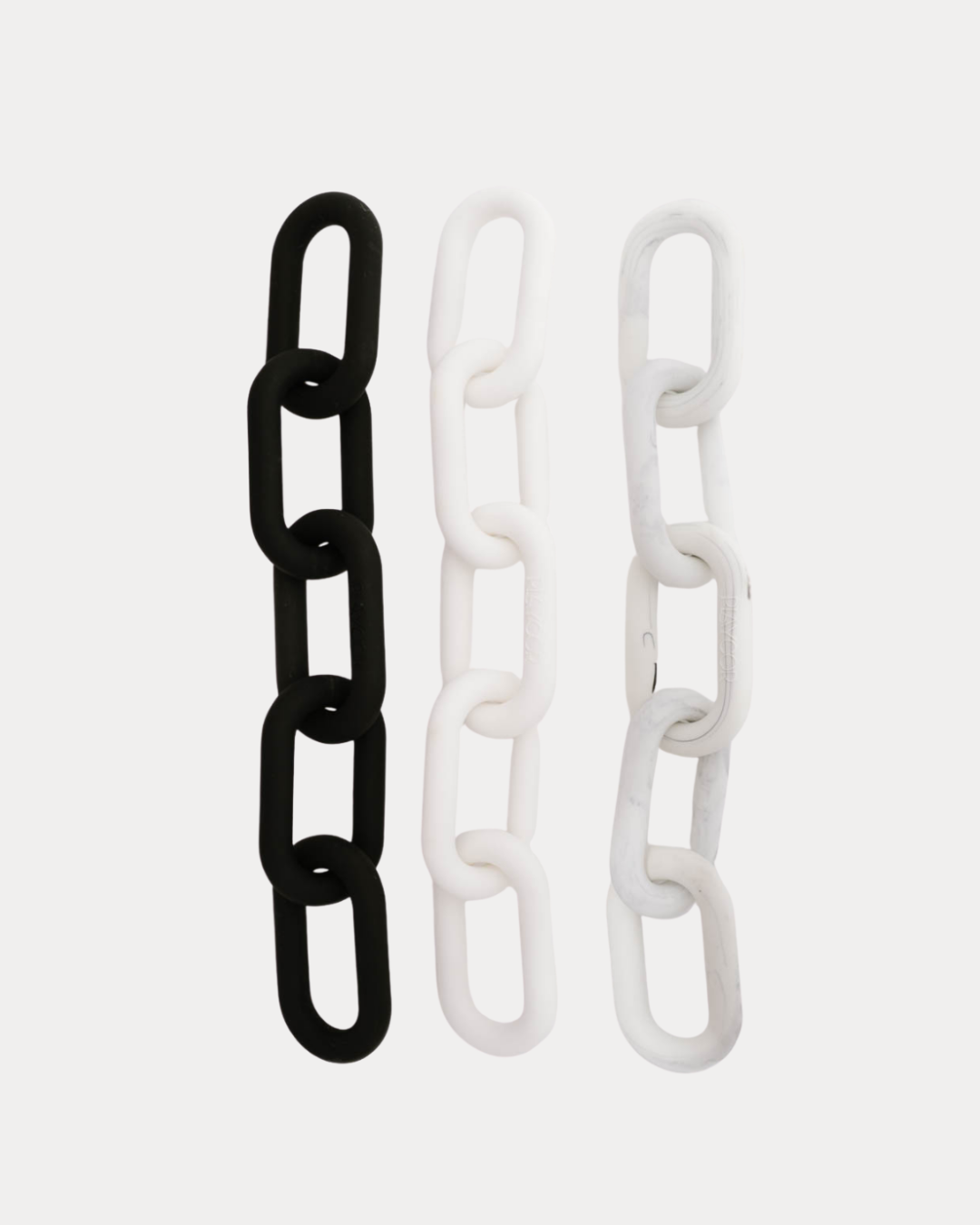 CHAIN LINK TEETHER: Warm White